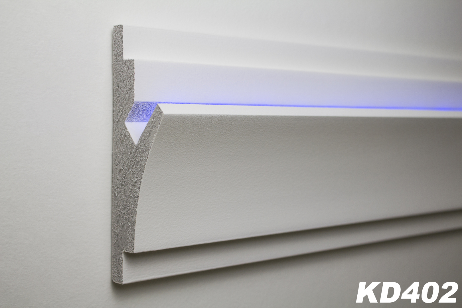 1,15 Meter LED Stuckleiste für indirekte Beleuchtung XPS 150x55 ... 1,15 Meter LED Stuckleiste für indirekte Beleuchtung XPS 150x55 ...