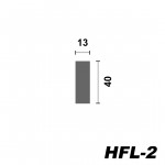 HEXIMO Deckenprofil HFL 1 (Flachleisten, XPS Styropor Trockenbau  Flachleisten für Wand Deckenabschlussleiste Stuck Wandleisten (Muster HFL 1)